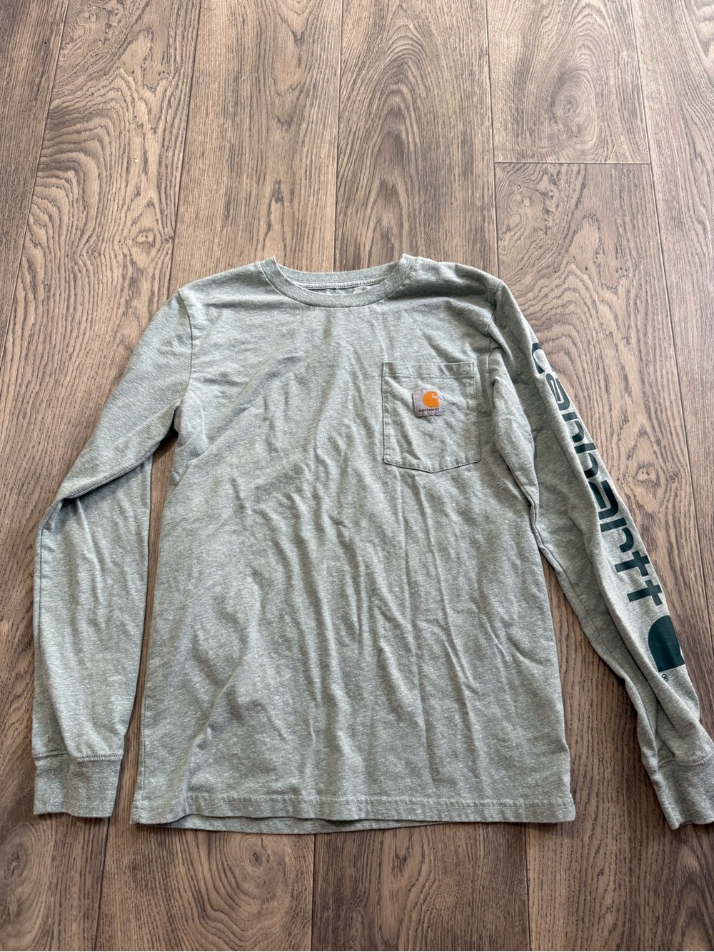 Carhartt Long Sleeve Pocket T-Shirt- youth girls